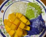 ข้าวเหนียวมูนสามสี #สูตรนี้ทำง่าย วิธีทำสูตร 9 รูป