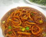 Foto langkah ke 9 dari resep Cumi saus tiram.