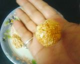 A picture of step 5 of Till gur laddu 😋 sesame jaggery laddu 😋 😋.