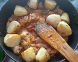 A picture of step 5 of Gandhoraj Chicken/Murgi(Kaffir Lime flavoured Chicken Curry).