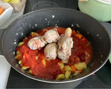 Foto del paso 6 de la receta: Pollo a la jardinera