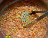 A picture of step 5 of Pressure cooker pav bhaji in 25 minutes.