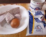 A picture of step 1 of Boiled arrowroot,egg and milk#charity recipe.