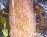 Foto del paso 2 de la receta: Cerdo relleno con jamón, queso y frutos rojos
