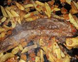 Foto del paso 3 de la receta: Entraña al horno a la criolla