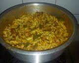 A picture of step 8 of Vegetable cheese pasta #Easter.