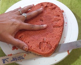 எக்லெஸ் ரெட் வெல்வட் கேக் (Eggless red velvet cake recipe in tamil) ரெசிபி ஸ்டேப் 6 புகைப்படம்
