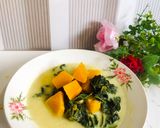 Foto langkah ke 7 dari resep Labu kuning & daun pepaya jepang kuah santan.