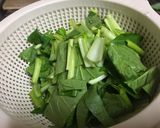 【快速拌飯菜】小松菜炒碎肉的食譜步驟1照片