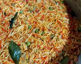 A picture of step 4 of Masala rice.