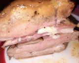 Foto del paso 13 de la receta: Magro cerdo jamón y espárragos y bacon, setas y queso