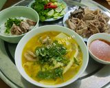 Hình bước làm 6 của món Bún vịt, măng tươi