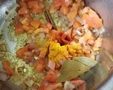 A picture of step 2 of Eggplant or brinjal rice.