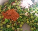 A picture of step 4 of Methi Matar Butter Masala Pulao.