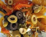 Foto del passaggio 1 della ricetta Filetto di baccalà con peperoni