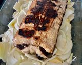 Foto del paso 3 de la receta: Lomo de cerdo relleno de cecina de León y queso La Peral