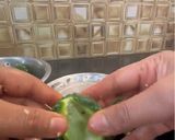 A picture of step 2 of Bharwa Karela Sabzi.