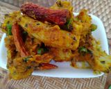 A picture of step 3 of Masala Arbi.