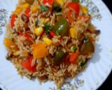 A picture of step 5 of Mexican Rice.