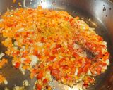 A picture of step 3 of Cauliflower Rice with Sautéed Vegetables.