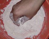 A picture of step 1 of Aalu k Samosay in 3 different Shape.