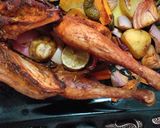 A picture of step 6 of Roasted chicken with potatoes.