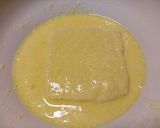 A picture of step 1 of Fluffy's ham egg and cheese baked big sandwich.