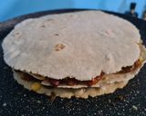 A picture of step 5 of Beans Quesadilla.