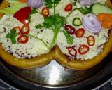 ভেজি হার্ট পিজ্জা 🍕(Veggie Heart Pizza recipe in Bengali) রেসিপির ধাপ 8 ছবি