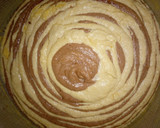 A picture of step 10 of Zebra cake.