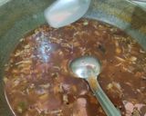 A picture of step 6 of Manchow soup(Indo-chinese).