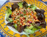 Une image de l'étape 19 de Salade de coquillettes aux carottes, tomates bicolores et oignon rouge.