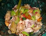 Foto langkah ke 5 dari resep Udang cumi pete cabe ijo.