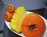 Foto langkah ke 1 dari resep Jus Pepaya Wortel Nanas.