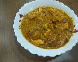 A picture of step 6 of Chat pata panner butter masala.