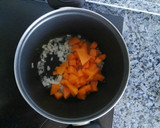 Foto del paso 3 de la receta: Risotto de calabaza y queso de cabra con hierbabuena