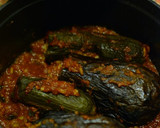 Foto del paso 3 de la receta: Berenjenas y calabacines con arroz y tomate