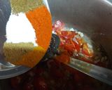 A picture of step 3 of Freanch Beans and Aloo Mater Ki Sabzi.