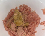 Foto del paso 1 de la receta: Albóndigas de Pollo y Atún en salsa a la pimienta