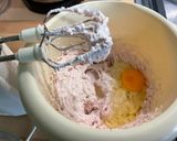 A picture of step 5 of Black Currant Mascarpone Cake with Cherry Sugar.