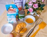 Hình bước làm 1 của món Bánh Crepe sầu riêng