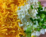 Vajas sajtos- zöldhagymás kagyló recept fázis 9 fotója