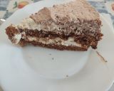 Foto del paso 8 de la receta: Pastel relleno nata y cubierto con dos chocolates