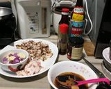 A picture of step 1 of Taiwan Style Lor Bak With Egg Rice.