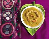 A picture of step 5 of Moong Dal Halwa.