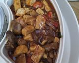 Foto langkah ke 4 dari resep Asam manis pedas hati ayam tahu.