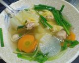 Hình bước làm 6 của món Hoành thánh nhân tôm thịt