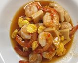รูปขั้นตอนการทำที่ 3 ของ กุ้งผัดพริกน้ำมันหอย คีโต