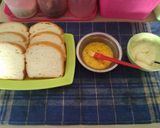Foto langkah ke 3 dari resep Garlic Cheese Bread Teflon (Roti Tawar).