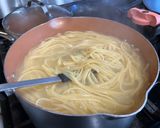 A picture of step 1 of Creamy Garlic Chicken Pasta {with Tomato & Spinach}.
